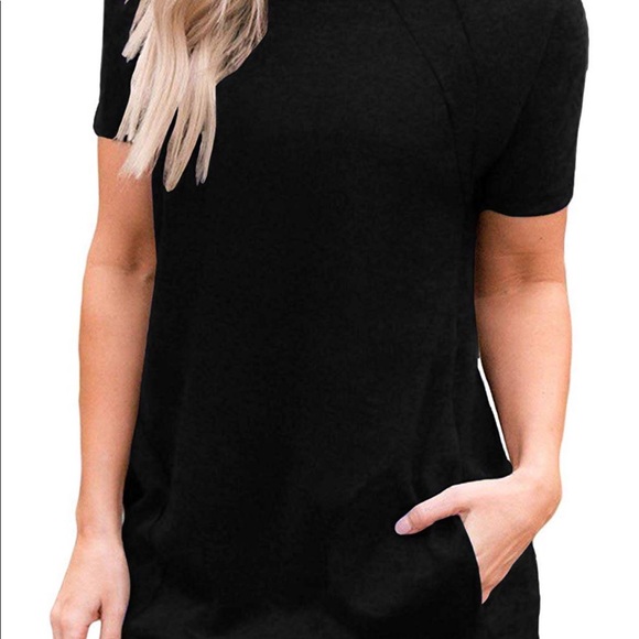 Black top with POCKETS - Picture 1 of 4